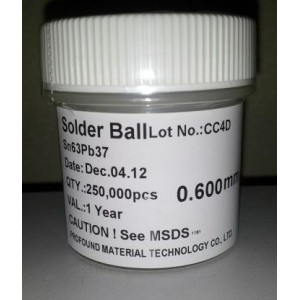 BGA balls Pb-Sn 0,60mm 250K